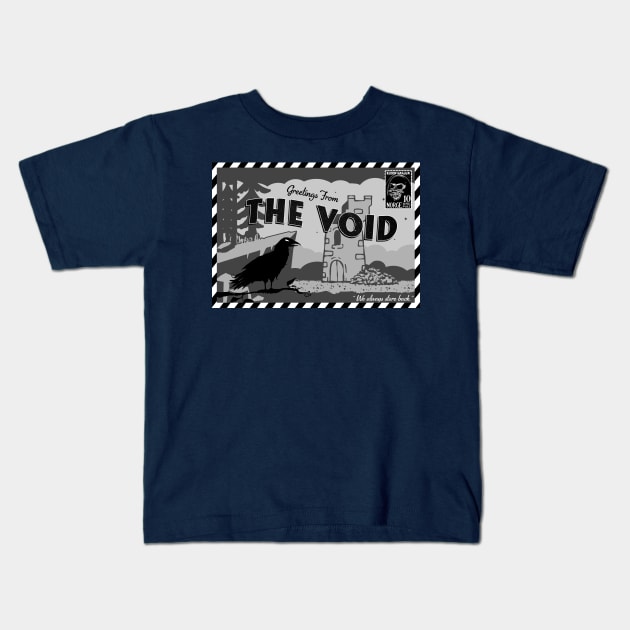 A Postcard From The Void Kids T-Shirt by Blood Draugr